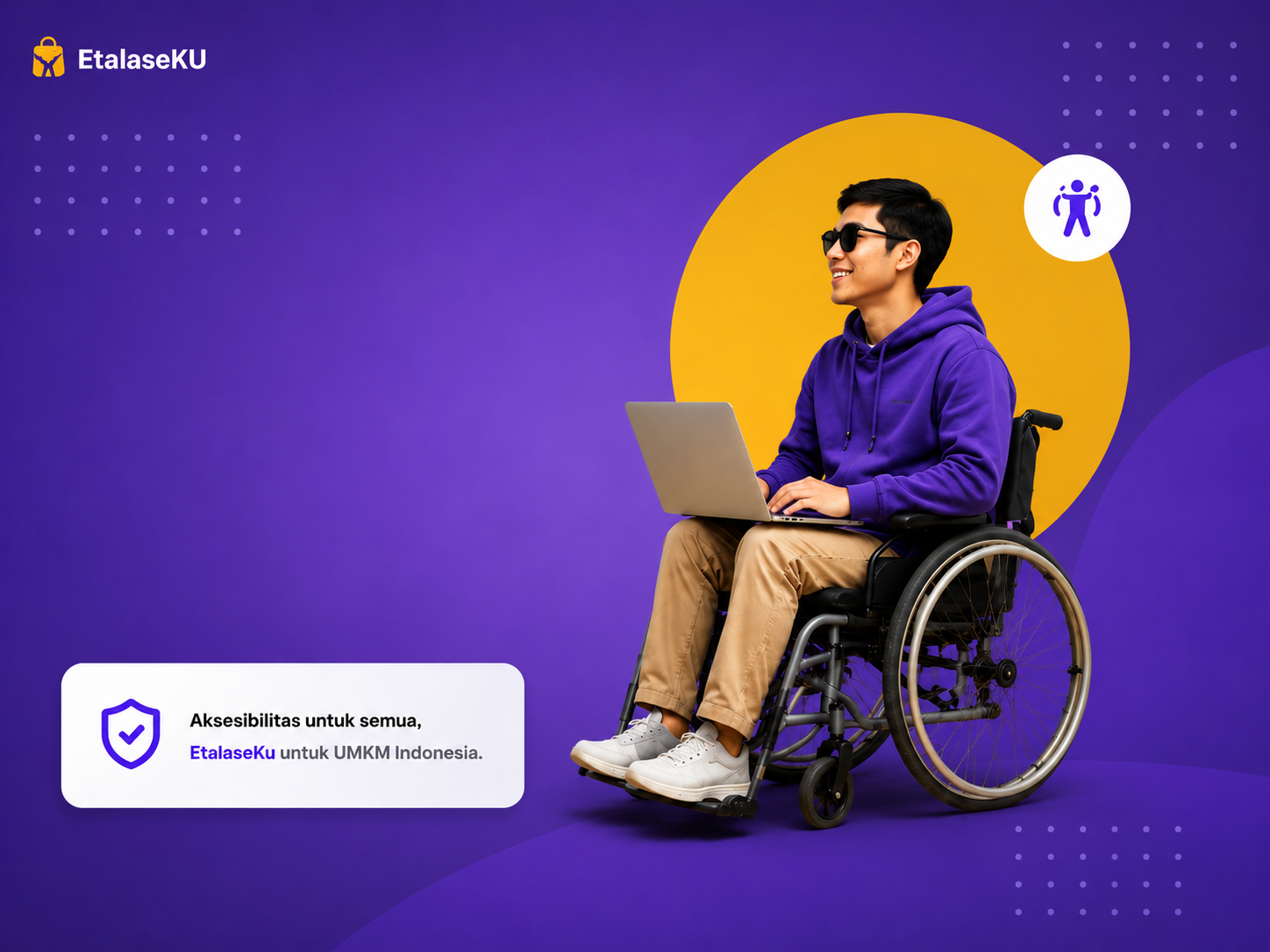 Ilustrasi aksesibilitas EtalaseKu untuk login